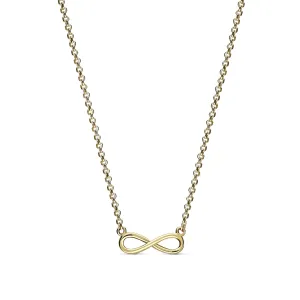 9ct Gold Infinity Necklace