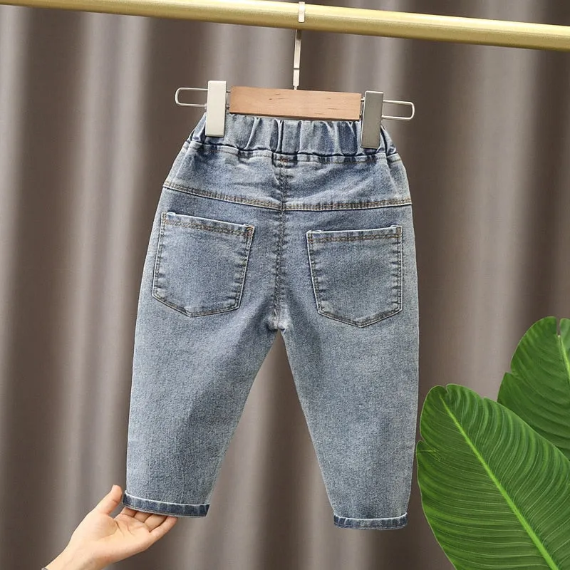 Baby Girls Jeans Casual Clothing Pants Toddler Girls Denim Jeans - TGJ0259