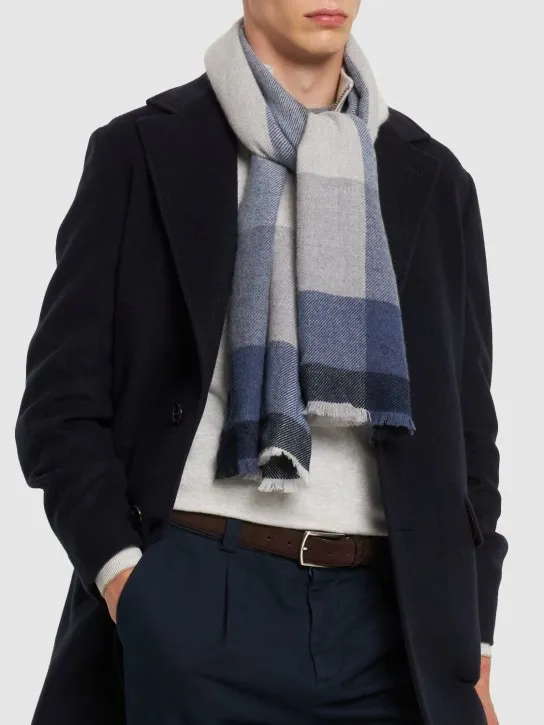 Brunello Cucinelli   Wool &amp; cashmere scarf 