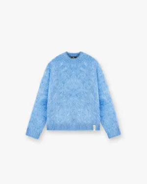 Cable Knit Sweater - Electric Blue