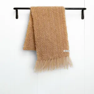 Camel Handwoven Mohair Scarf