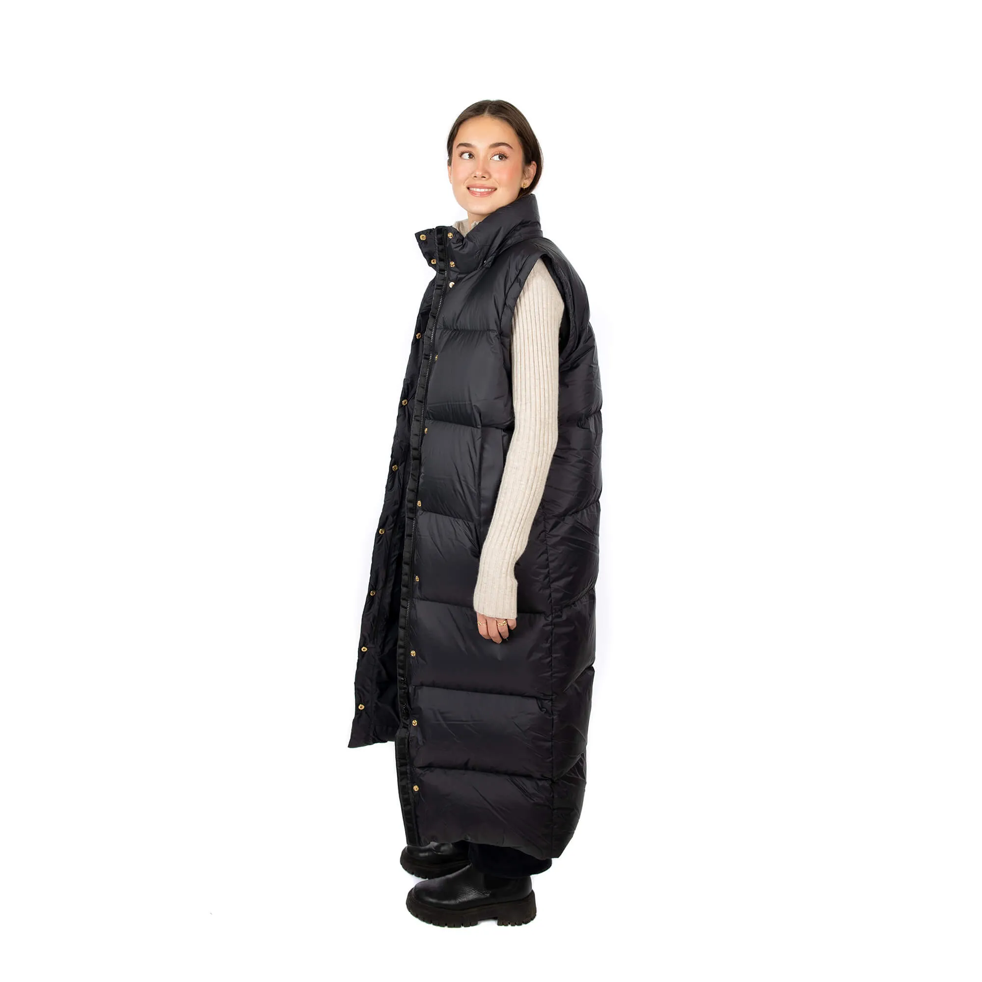 Capella Down Coat Multi - Phantom