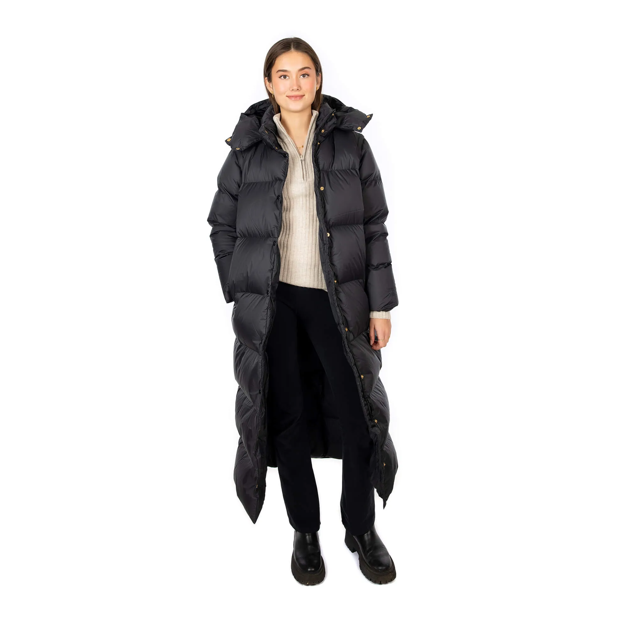 Capella Down Coat Multi - Phantom