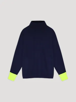 Cocoa Cashmere Navy Sloan Jumper CC3284