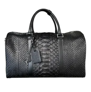 Duffle Bag Boston Python leather