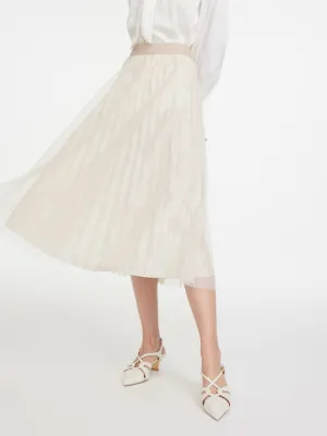 EP YAYING Mesh Tulle Midi Skirt