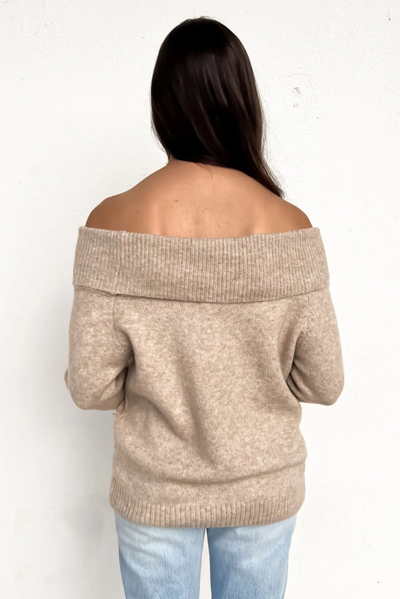 Erica Knit Jumper Latte