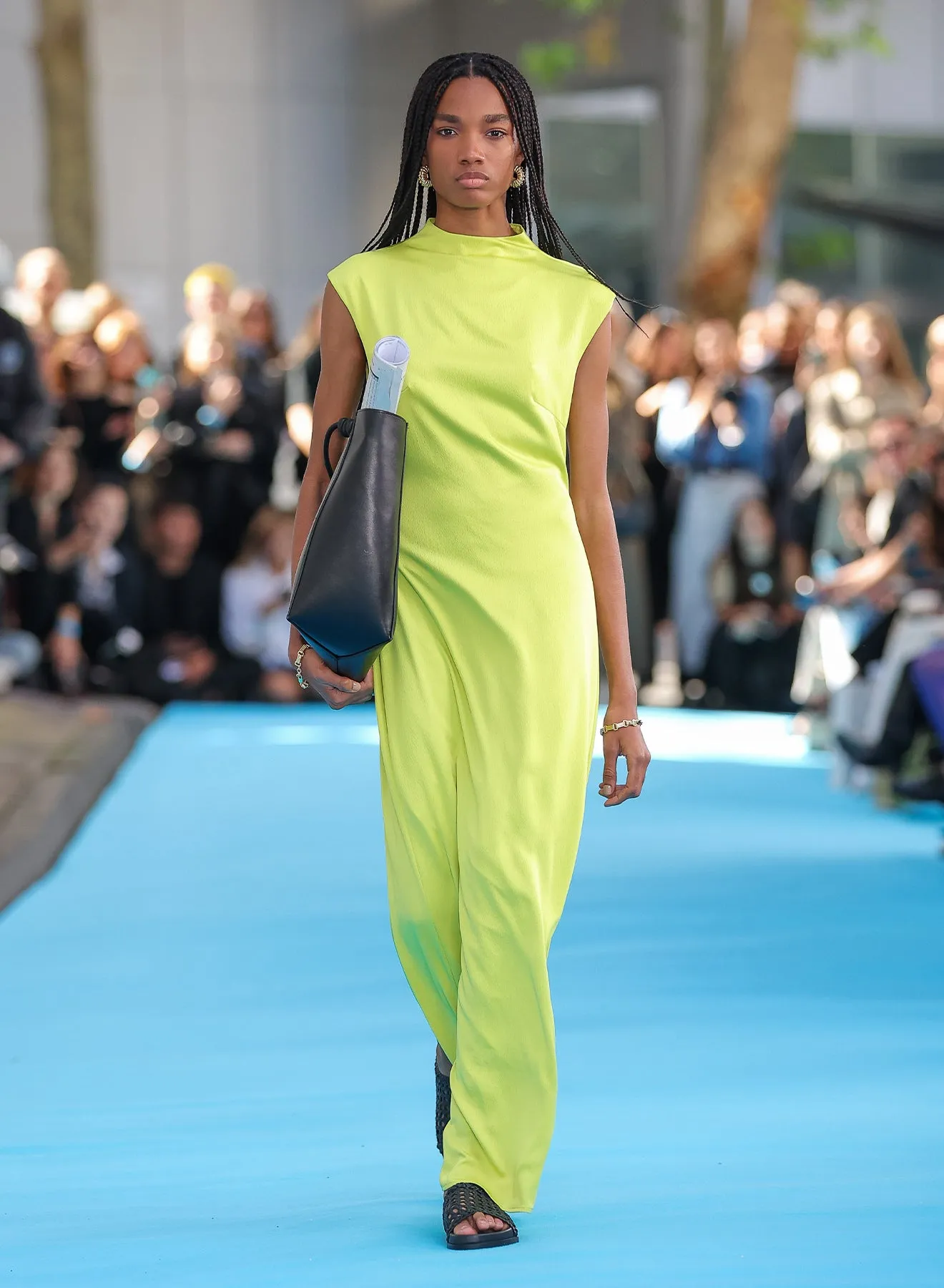 ESTELLE DRESS (CHARTREUSE)