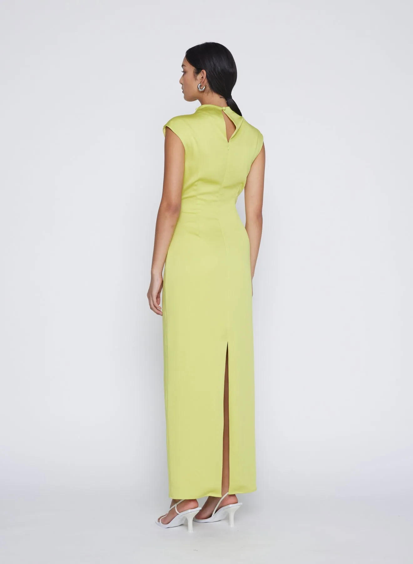 ESTELLE DRESS (CHARTREUSE)