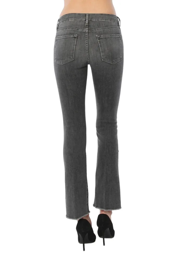 FRAME Denim Le Mini Bootcut Jean With Raw Edge