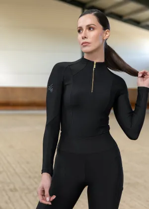 Frame Long Sleeve Base Layer (Black)