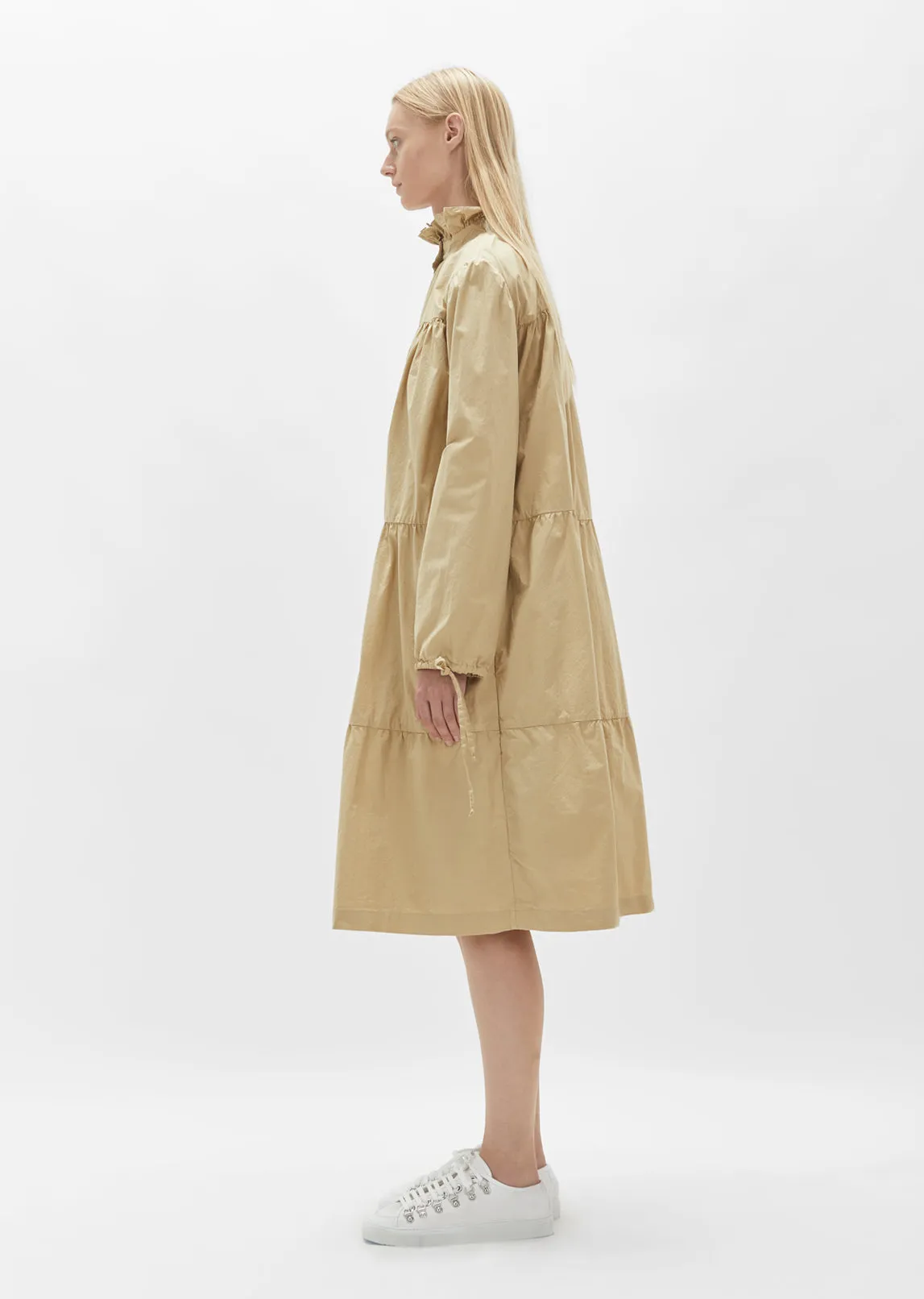 Gathered Tier Coat