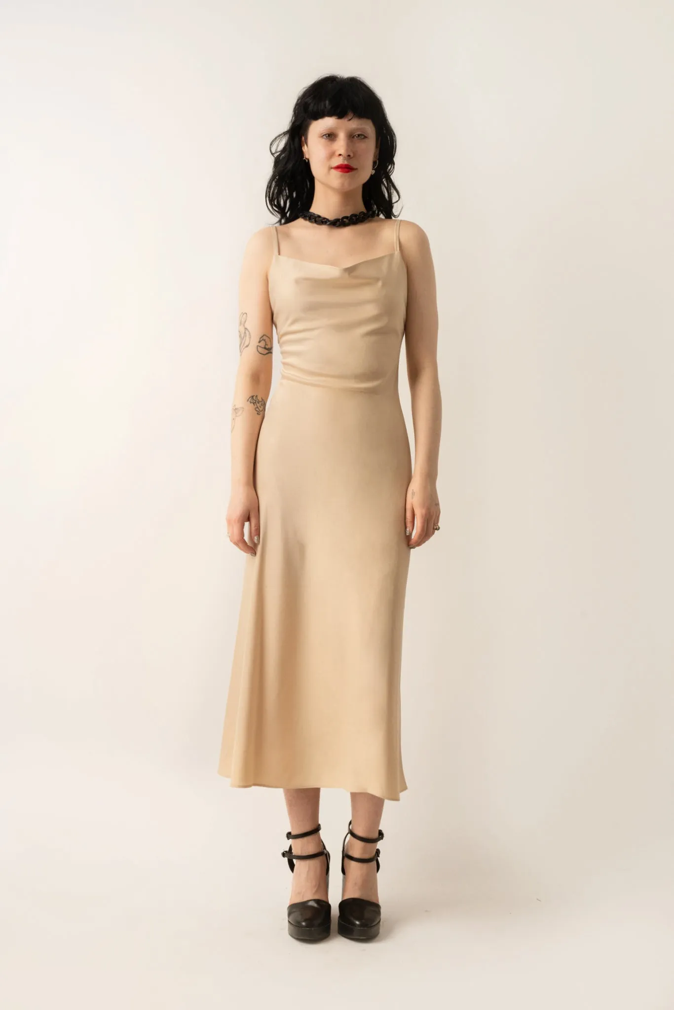 Gia Slip dress - champagne