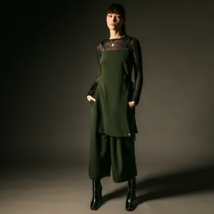 Green Pinafore Dress