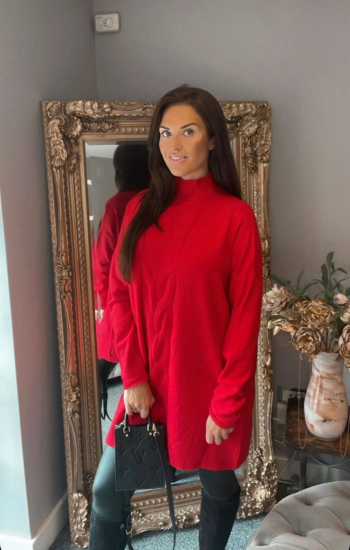 Hailey Red Jumper