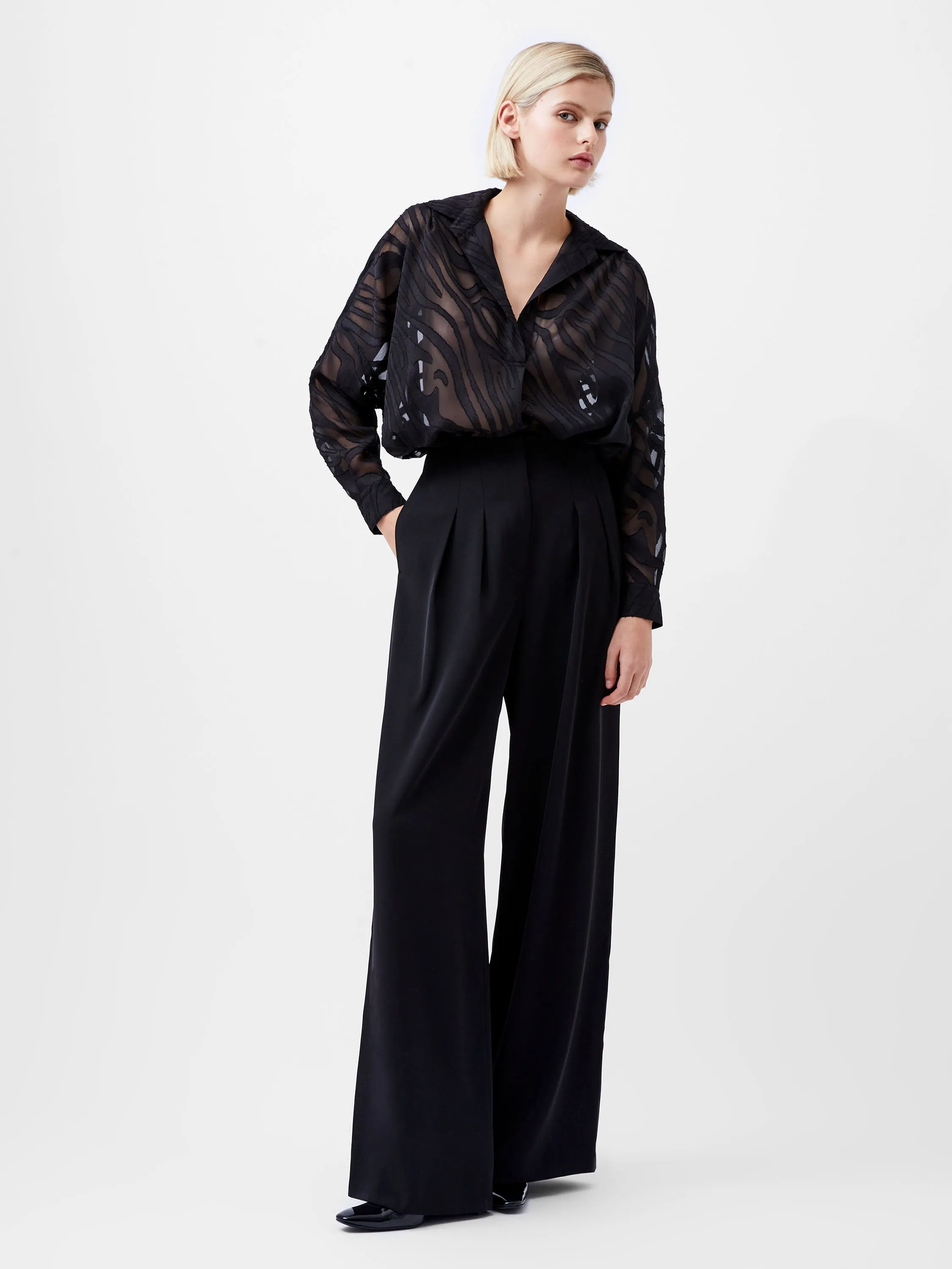 Harrie Tailored Wide Leg Trousers