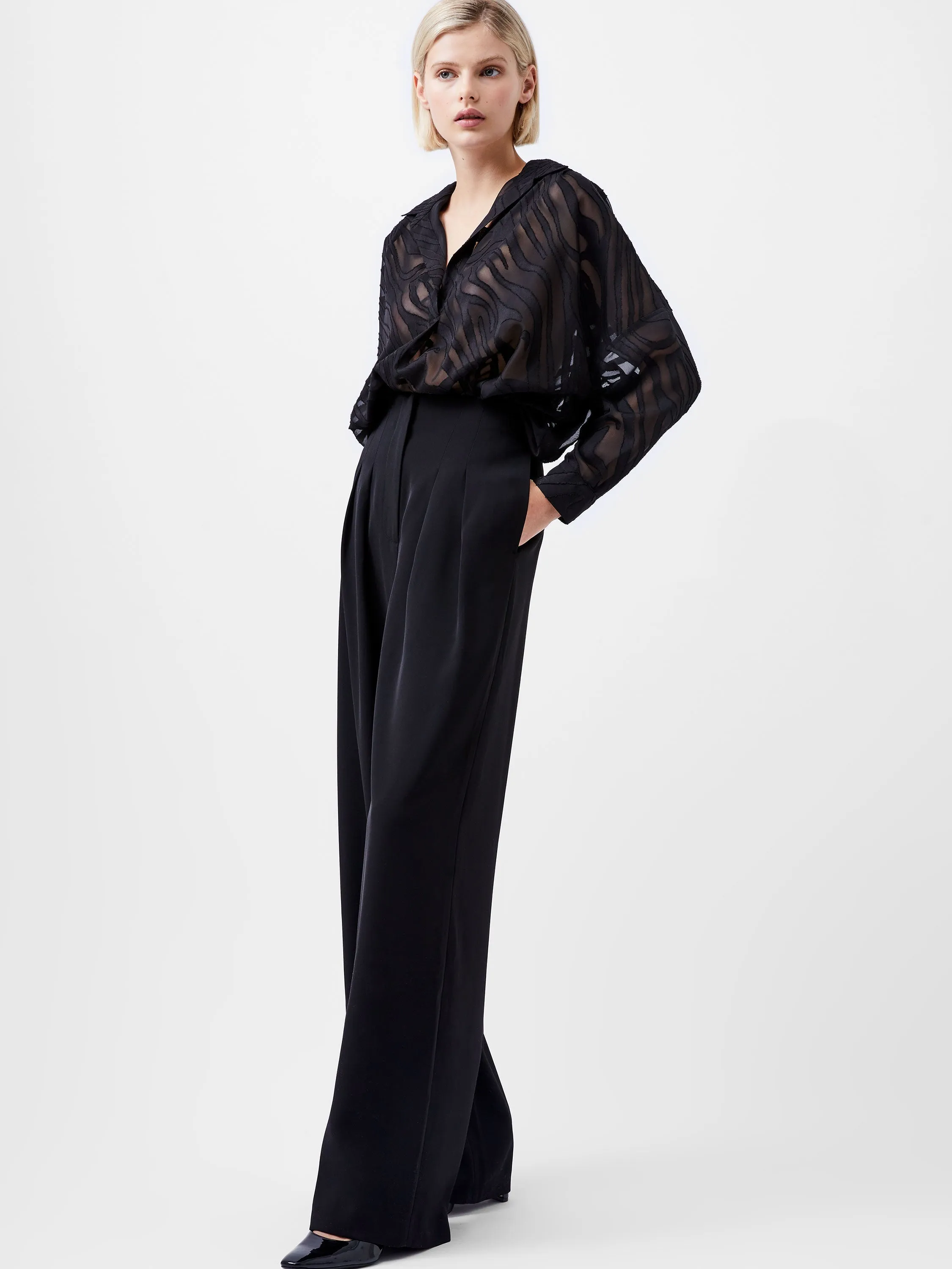 Harrie Tailored Wide Leg Trousers