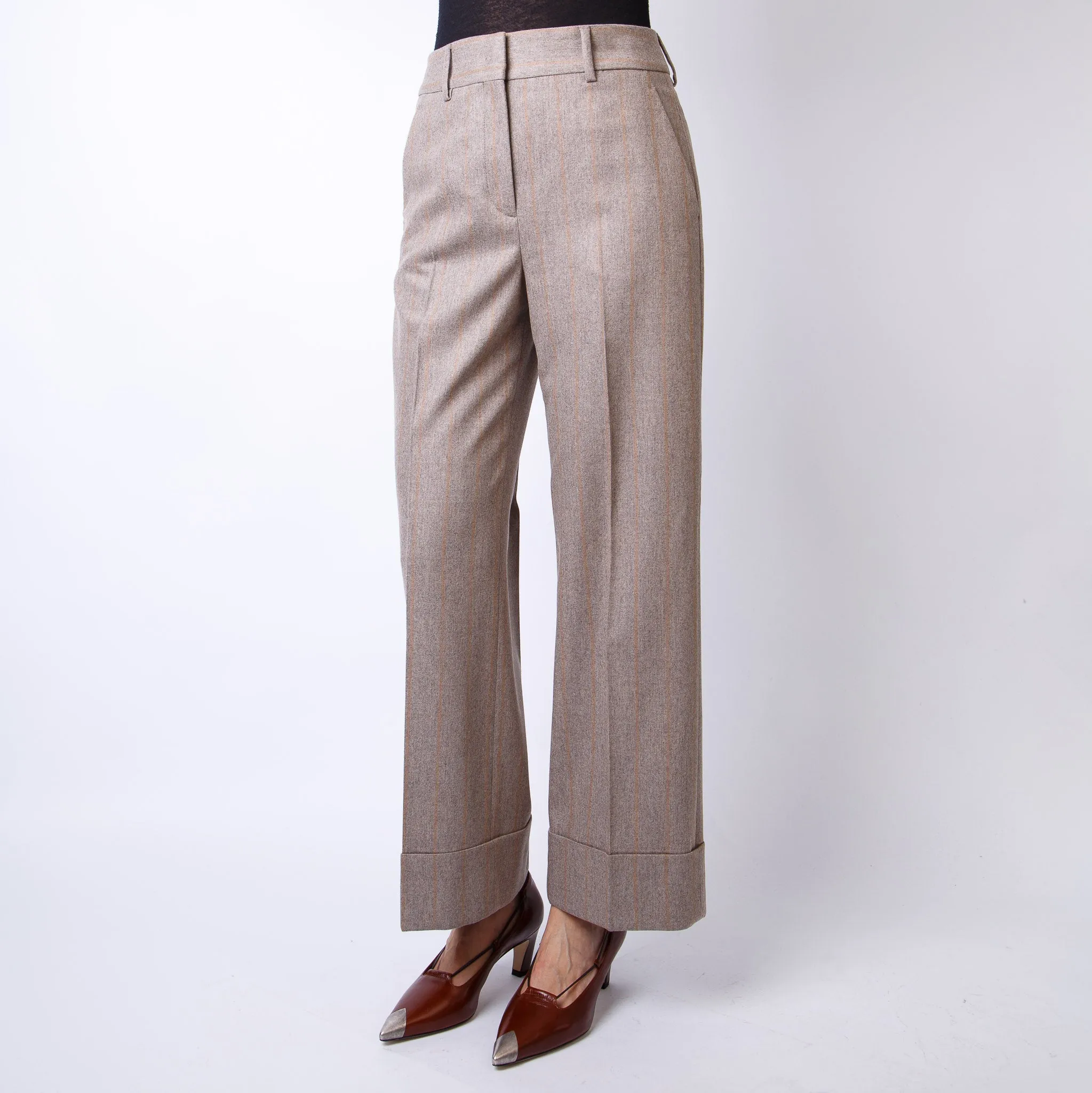 INCOTEX TROUSERS 172846-D1252 401 BEIGE