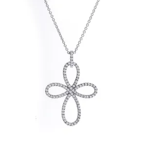 Infinity Collection Diamond Cross Pendant