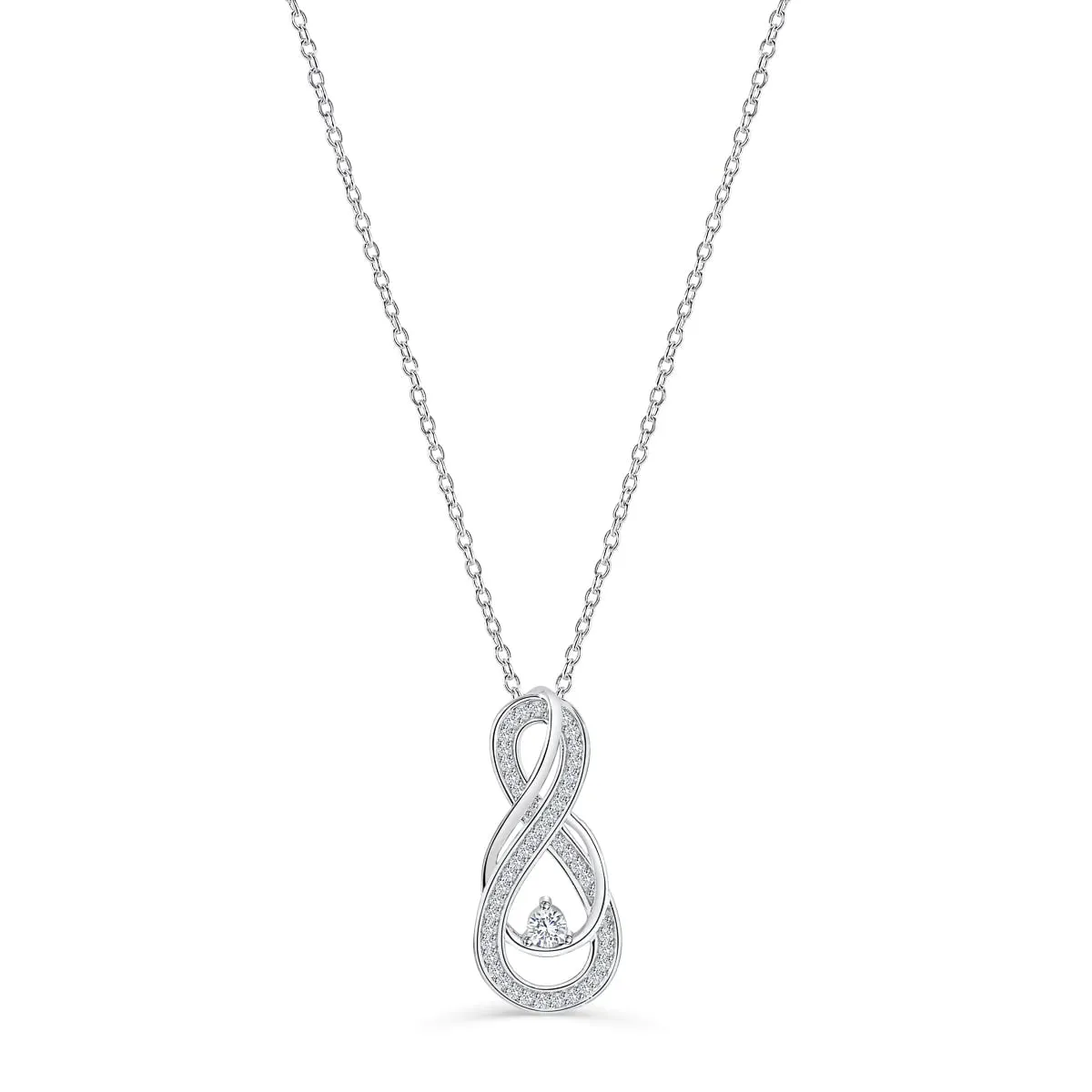 Infinity Silver Necklace