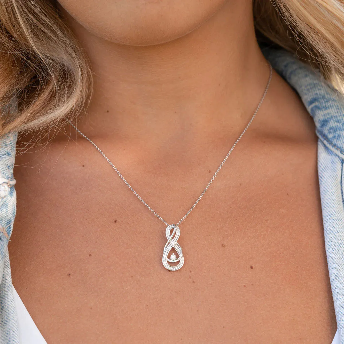 Infinity Silver Necklace