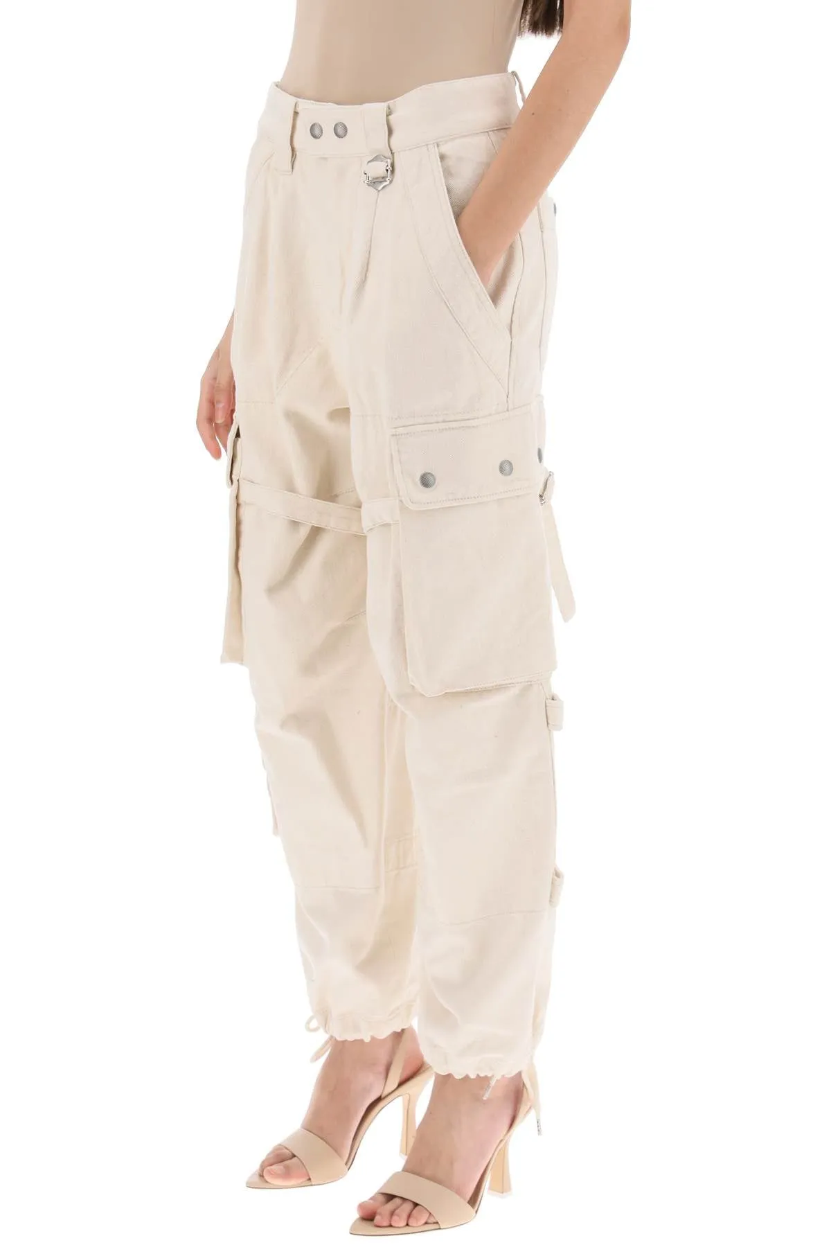 Isabel marant 'elore' cargo pants in cotton