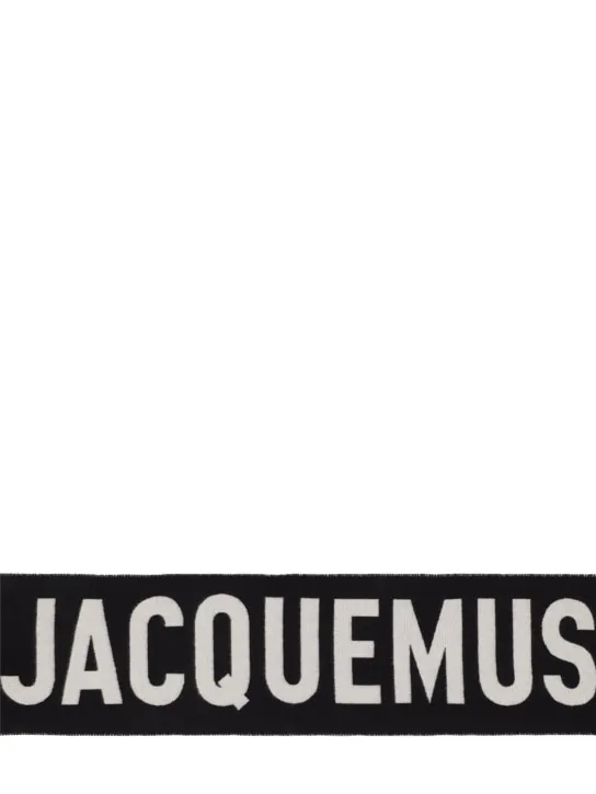 Jacquemus   L&#x27;Echarpe Jacquemus wool scarf 