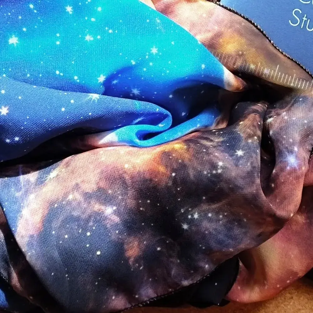 JWST Carina Nebula Chiffon Scarf