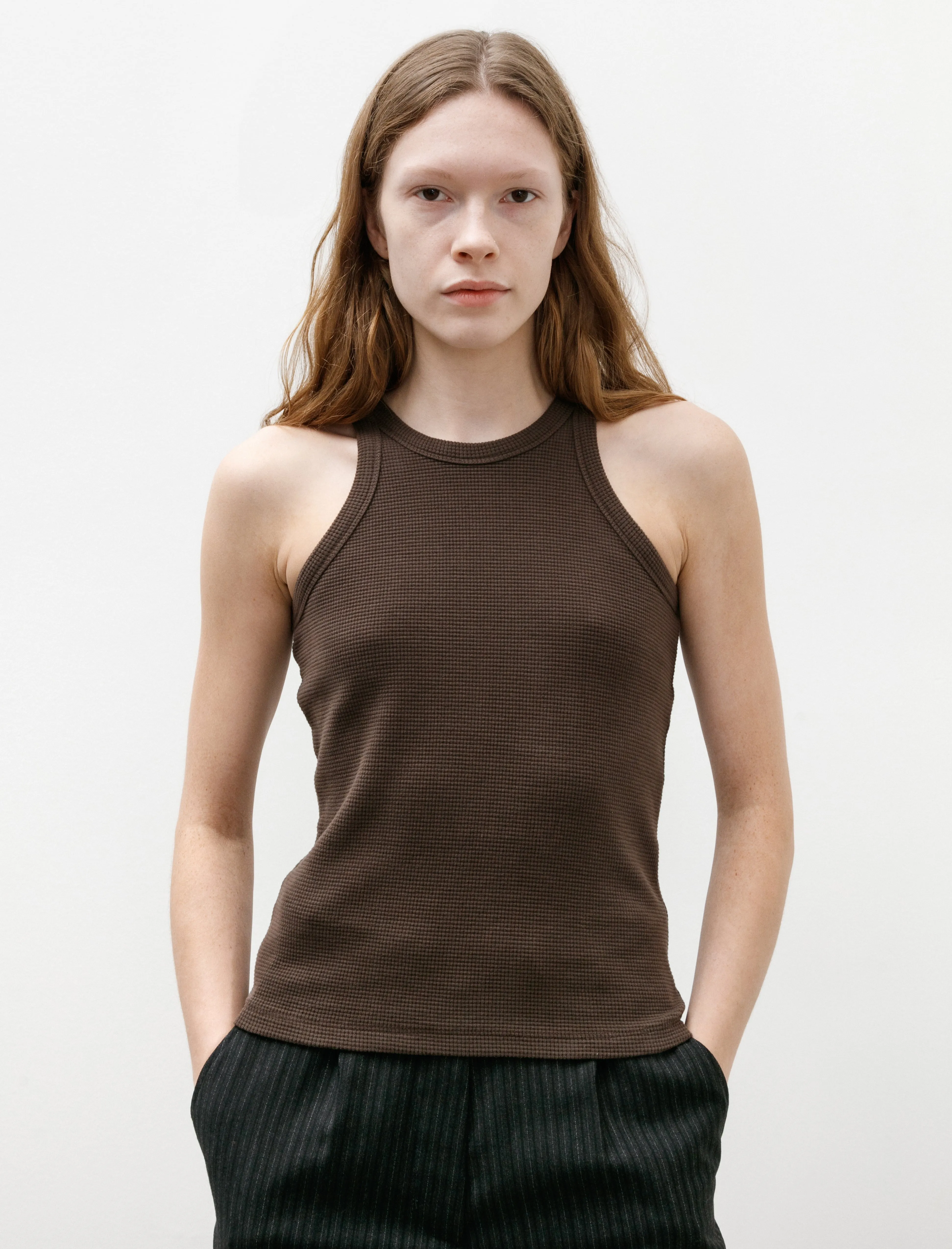 Leisure Tank Top Dark Brown