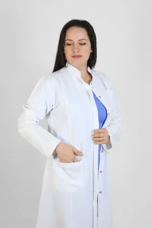 Linda Semi Fitted Labcoat New