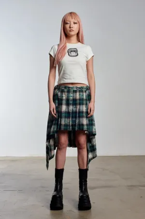 LORE PLEATED TARTAN SKIRT