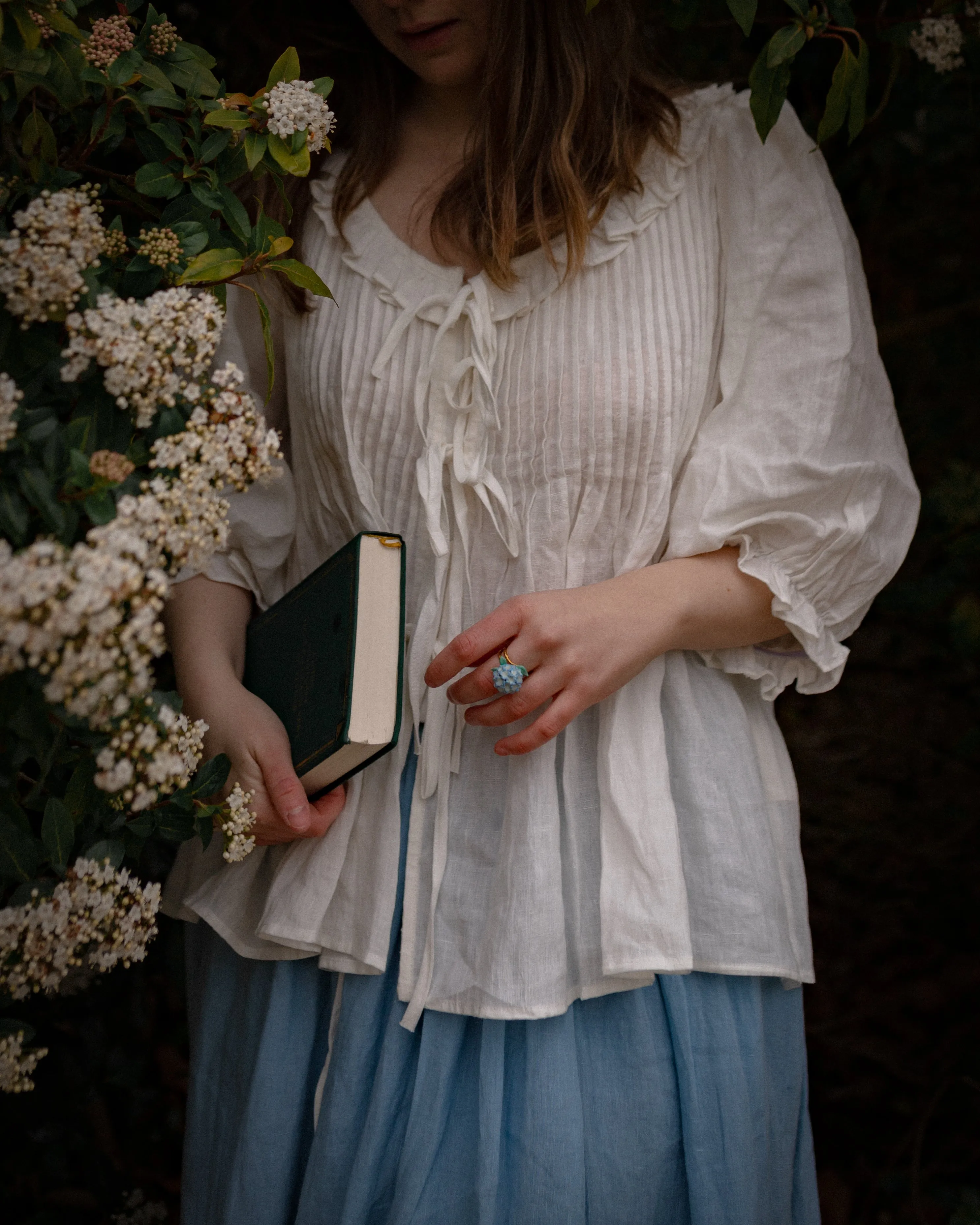 Louise 11 | handmade victorian vintage linen blouse