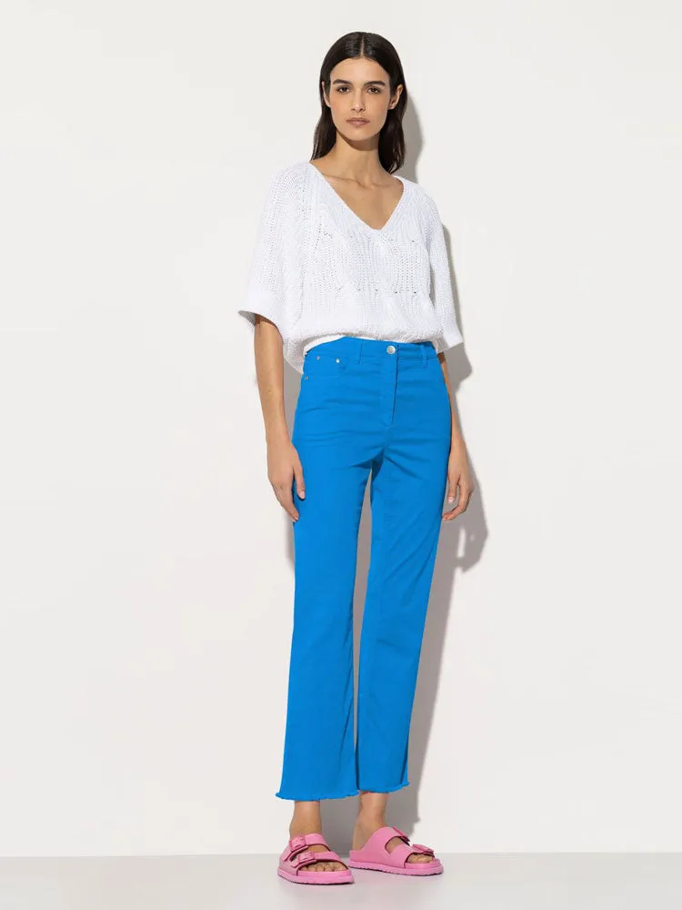 Luisa Cerano Baby Flare Jeans Azur