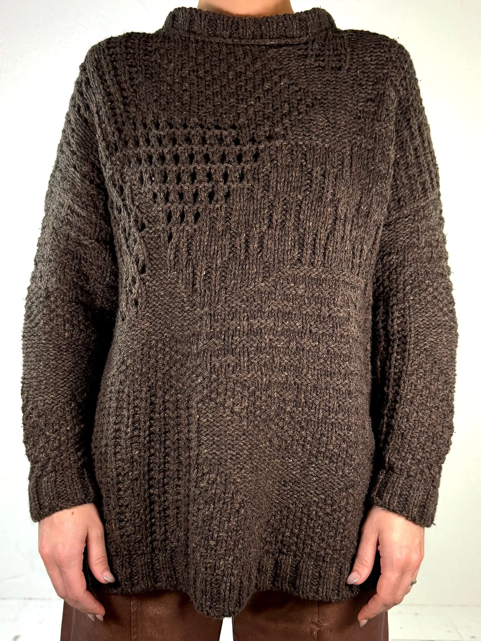 Lurdes Bergada Textured Woolly Jumper 844 - 3 Colours