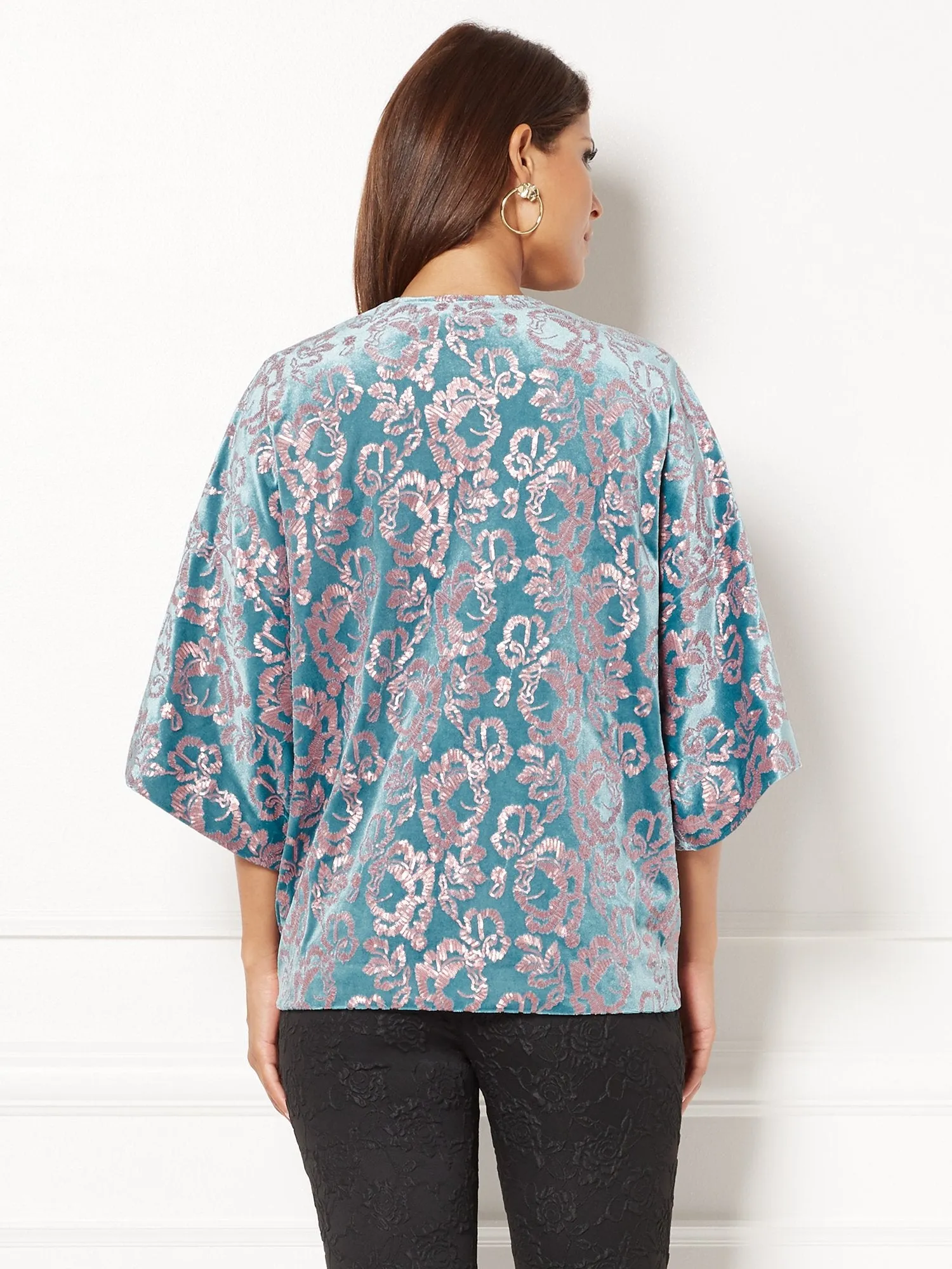 Manu Embellished Kimono Jacket - Eva Mendes Collection