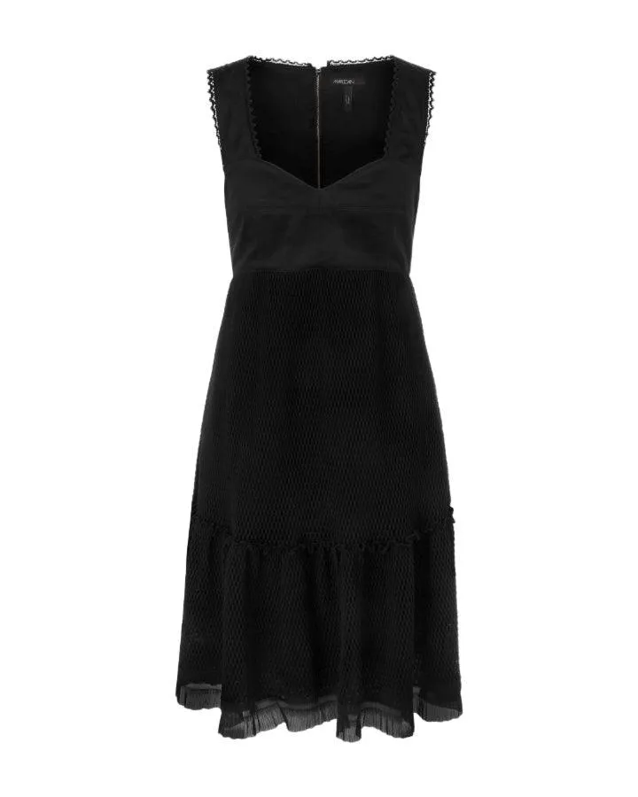 Marc Cain Bustier Dress With Mesh Skirt