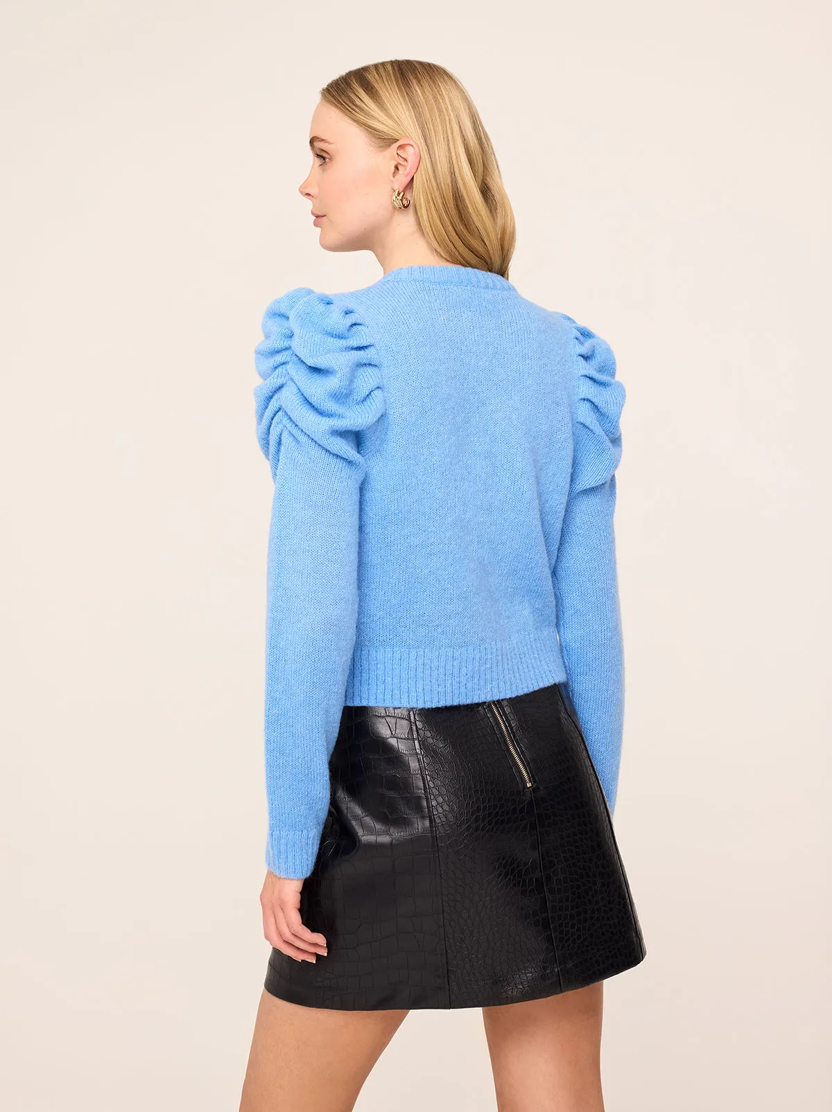 Matilda Blue Knit Cardigan