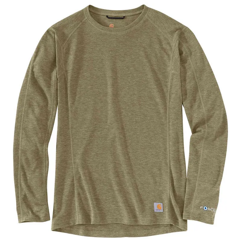 MBL131 - Carhartt Men's FORCE® Heavyweight Synthetic-Wool Blend Base Layer Crewneck Top