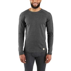 MBL131 - Carhartt Men's FORCE® Heavyweight Synthetic-Wool Blend Base Layer Crewneck Top