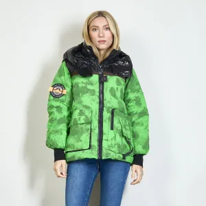 Mimetic oversized duck down padded jacket wholesale