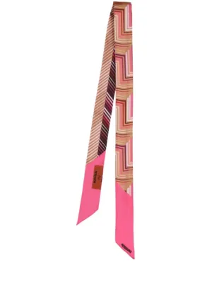 Missoni   Printed silk bandeau scarf 