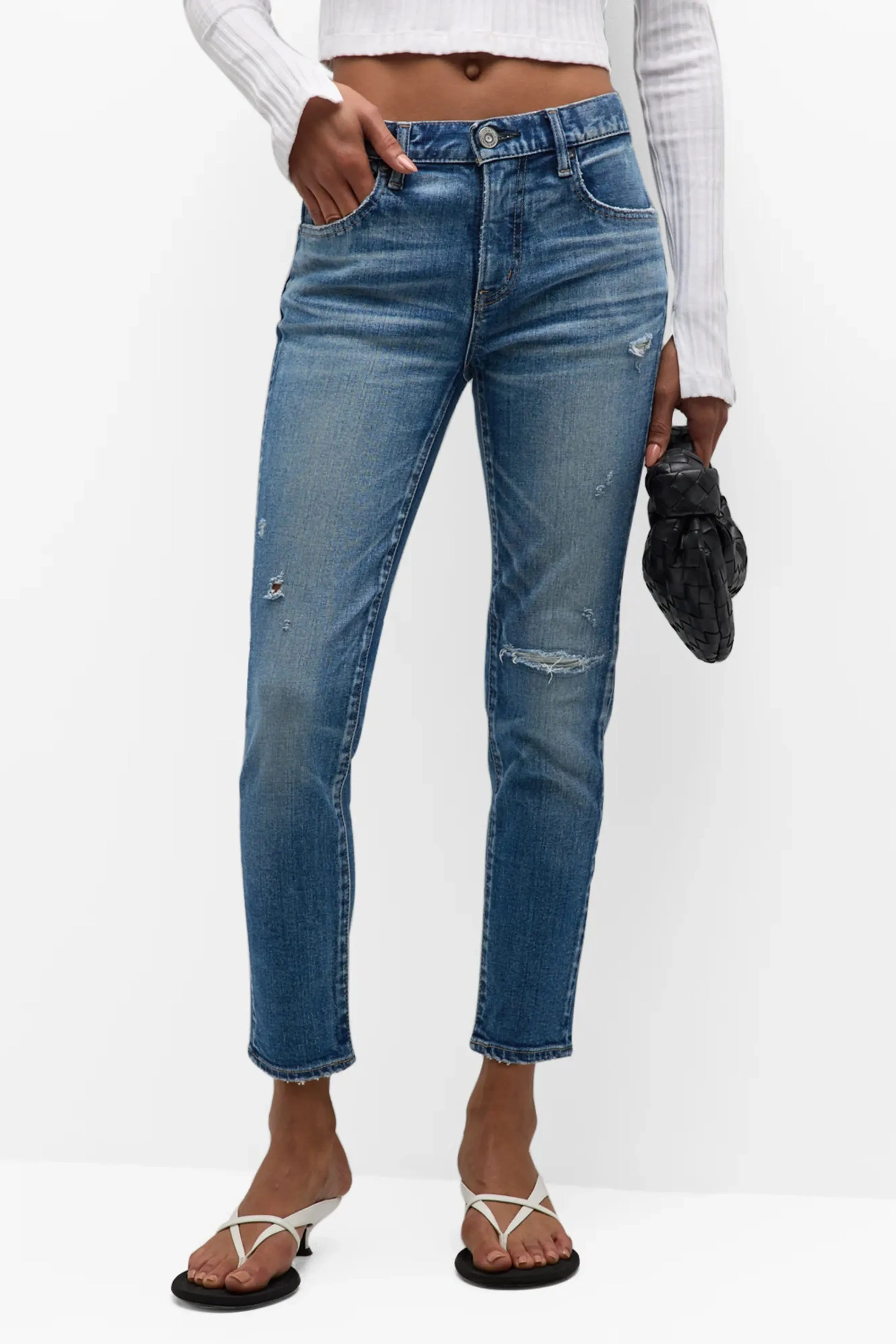 MOUSSY | MV Quail Trail Skinny - Light Blue