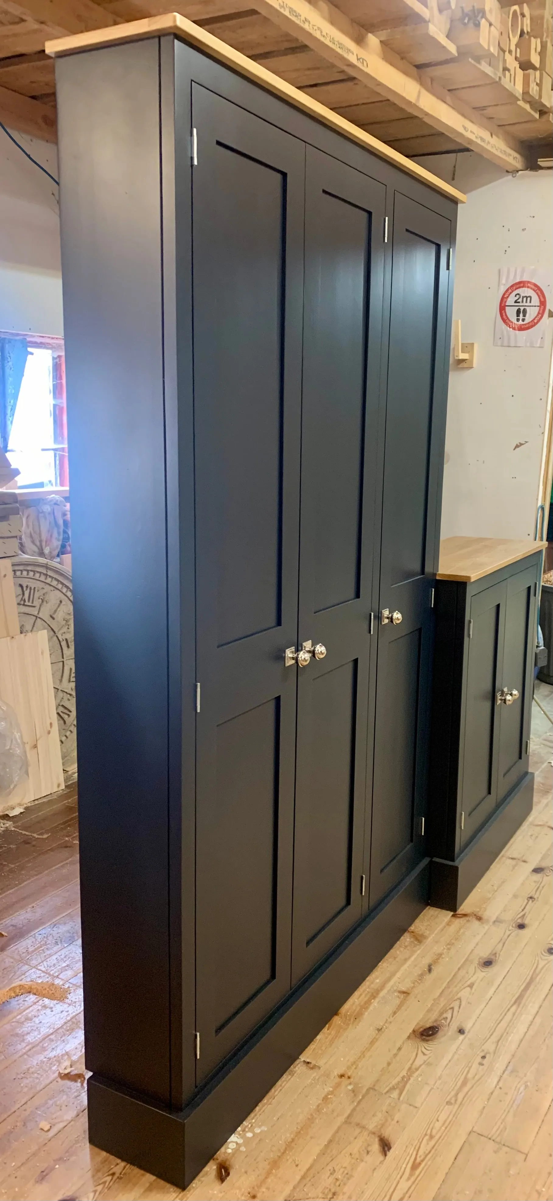 No 2 Combination.  **SHALLOW 5 Door Coat and Shoe Storage Combination Cupboard - OPTION 1 📢 ADD TO CART to UNLOCK TODAYS DEAL