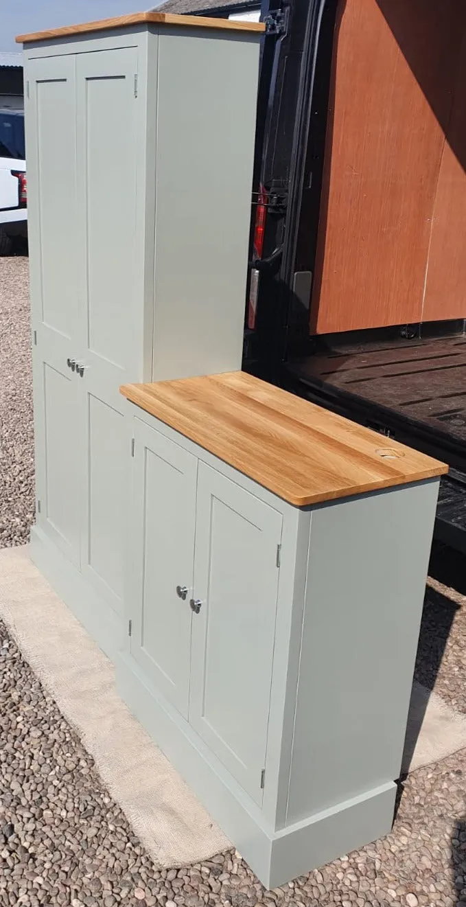 No 2 Combination.  **SHALLOW 5 Door Coat and Shoe Storage Combination Cupboard - OPTION 1 📢 ADD TO CART to UNLOCK TODAYS DEAL