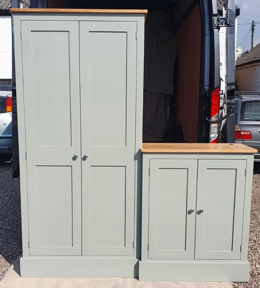 No 2 Combination.  **SHALLOW 5 Door Coat and Shoe Storage Combination Cupboard - OPTION 1 📢 ADD TO CART to UNLOCK TODAYS DEAL