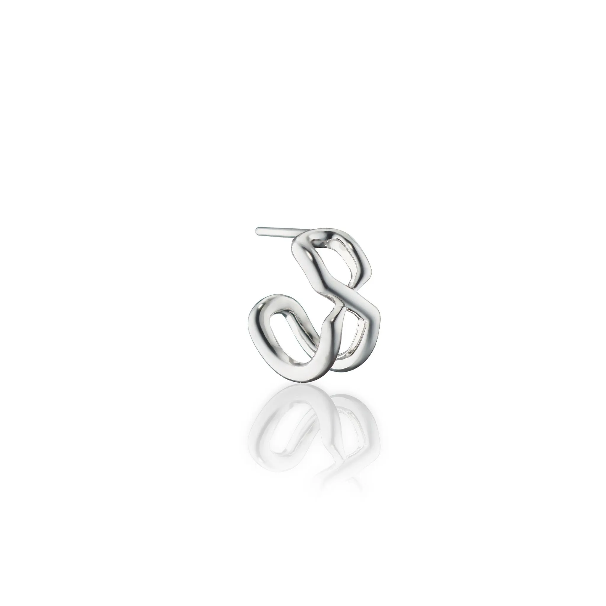 "The Symbol" Small Infinity Hoop Earrings