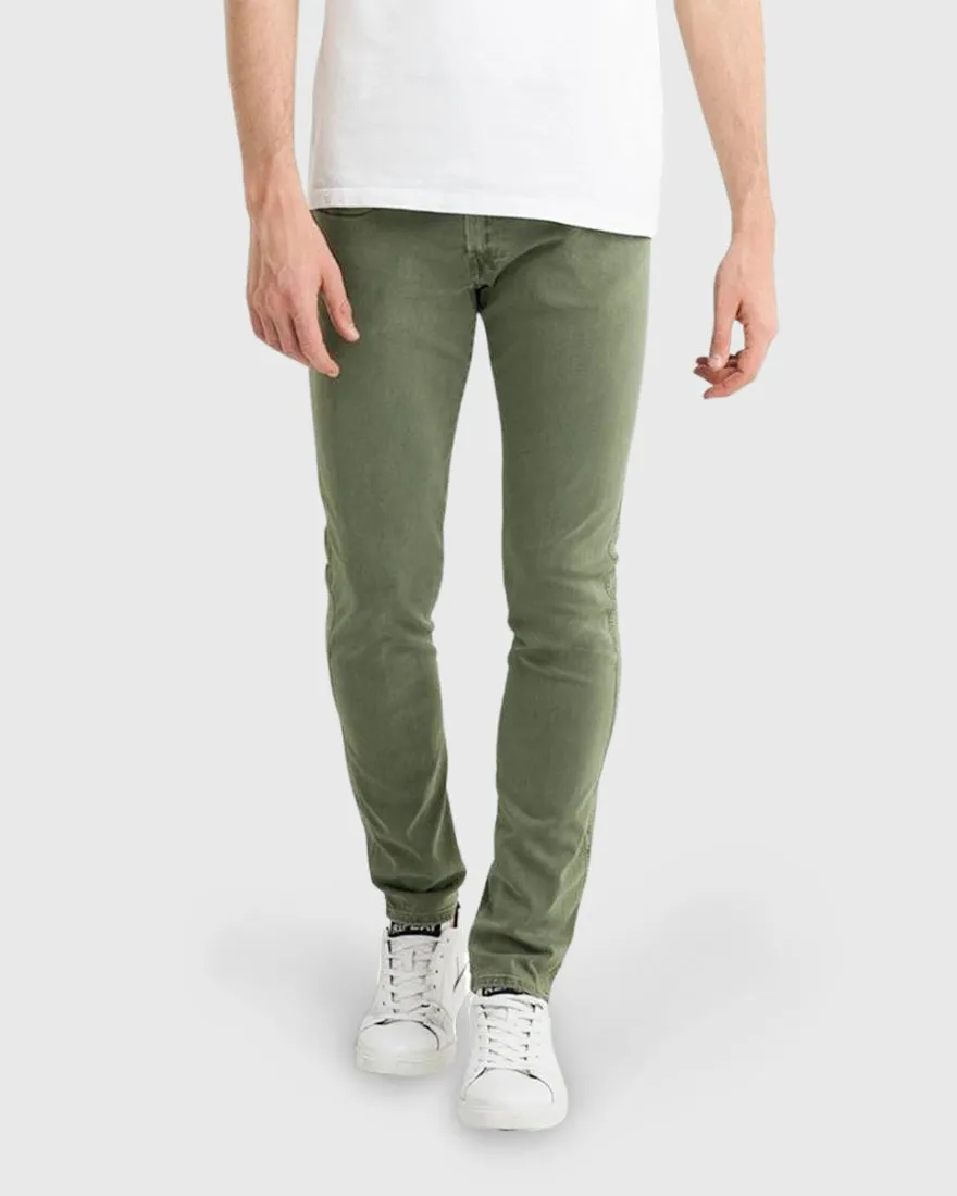 REPLAY R3978121914Y GREEN ANBASS X-LITE JEANS