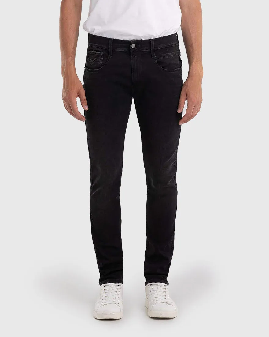 REPLAY RE01661M914 BLACK ANBASS HYPERFLEX JEANS