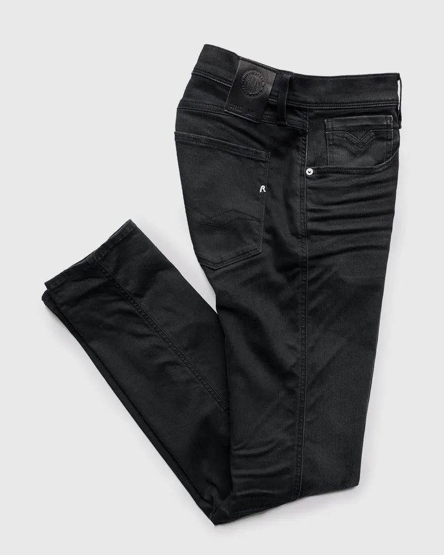 REPLAY RE01661M914 BLACK ANBASS HYPERFLEX JEANS