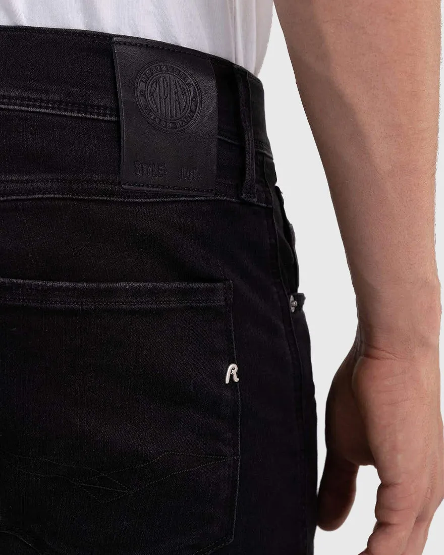 REPLAY RE01661M914 BLACK ANBASS HYPERFLEX JEANS